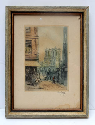 Collection of Le Garf and Victor Valery Color Etchings