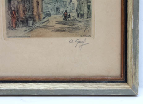 Collection of Le Garf and Victor Valery Color Etchings