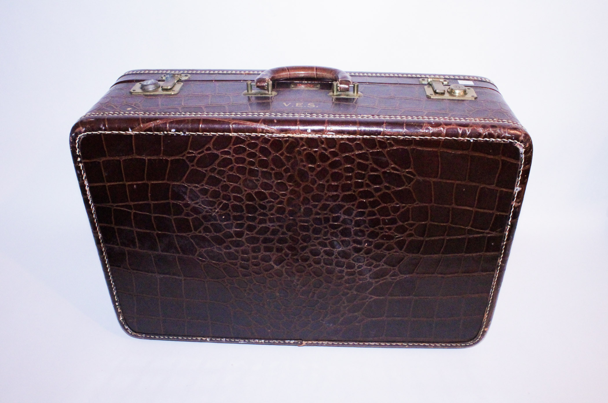Vintage Donby Leather Suitcase