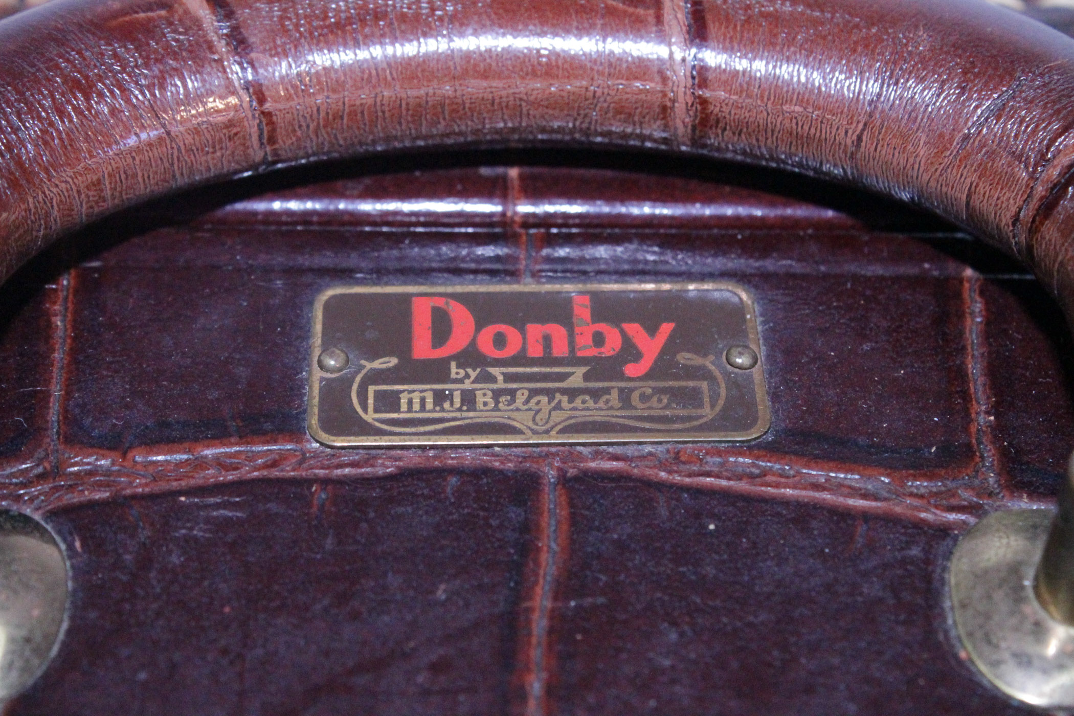 Vintage Donby Leather Suitcase