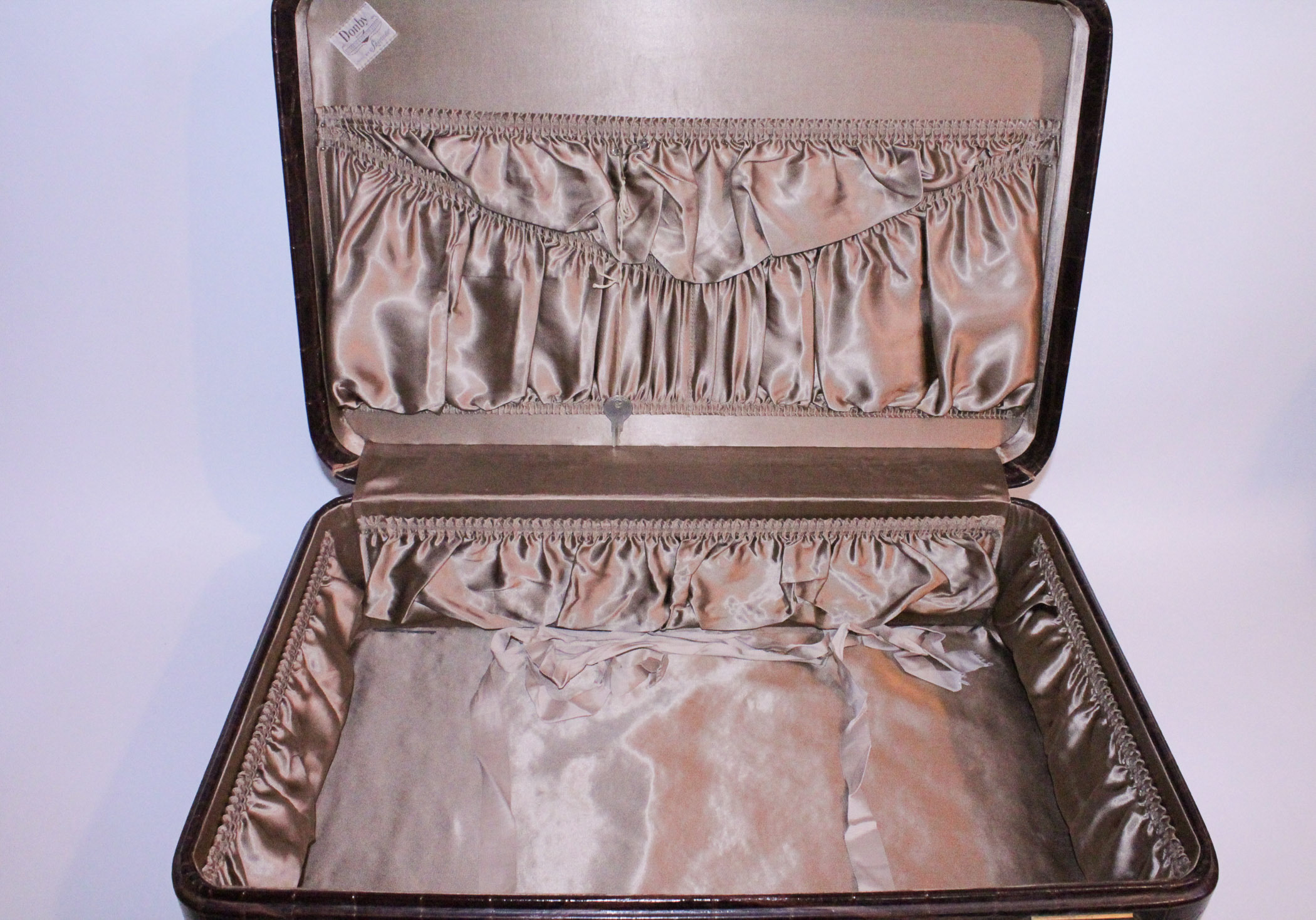 Vintage Donby Leather Suitcase