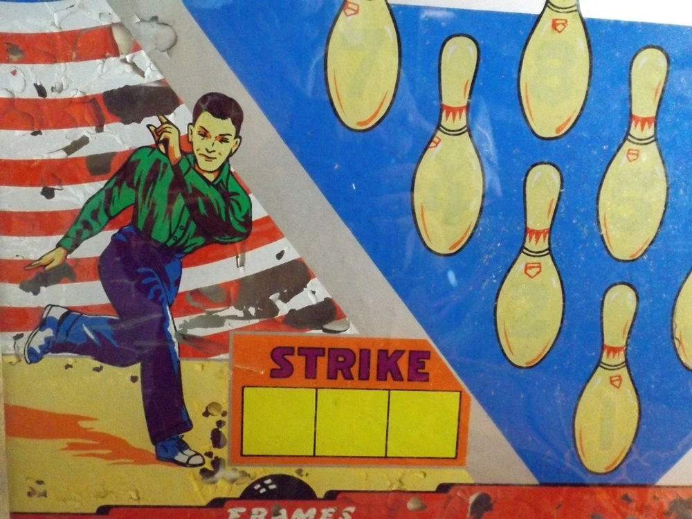 Vintage United's Super "Shuffle Alley" Bowling Game
