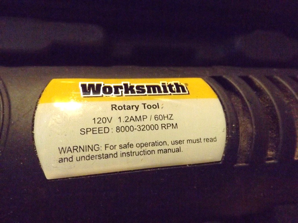 Worksmith Rotary Tool in Case