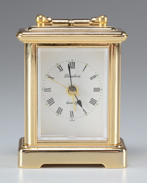 Linden Shelf Clock and Small Decor Items