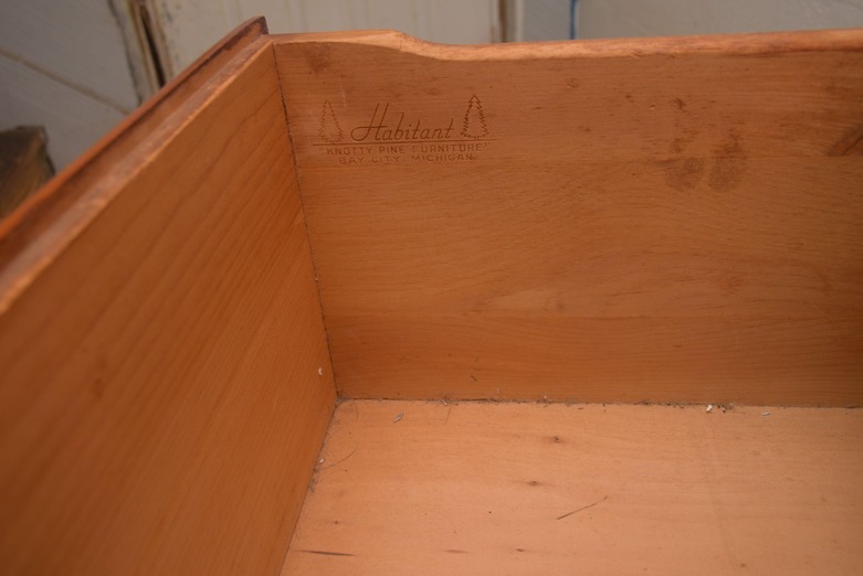 Habitant Knotty Pine Furniture Hutch