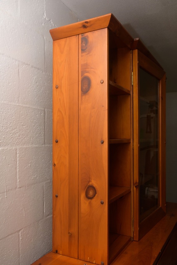 Habitant Knotty Pine Furniture Hutch