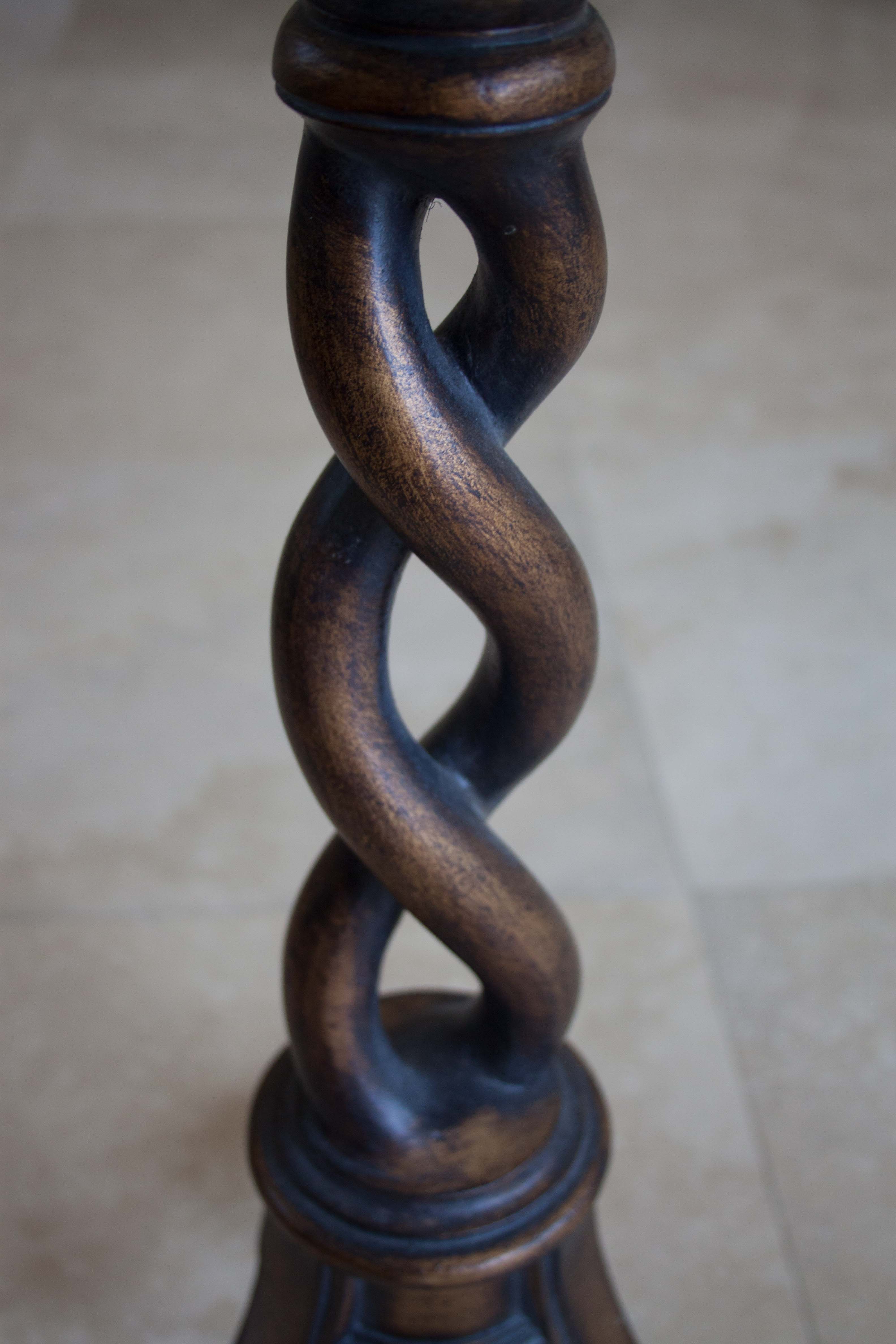 Mandala Glass Side Table