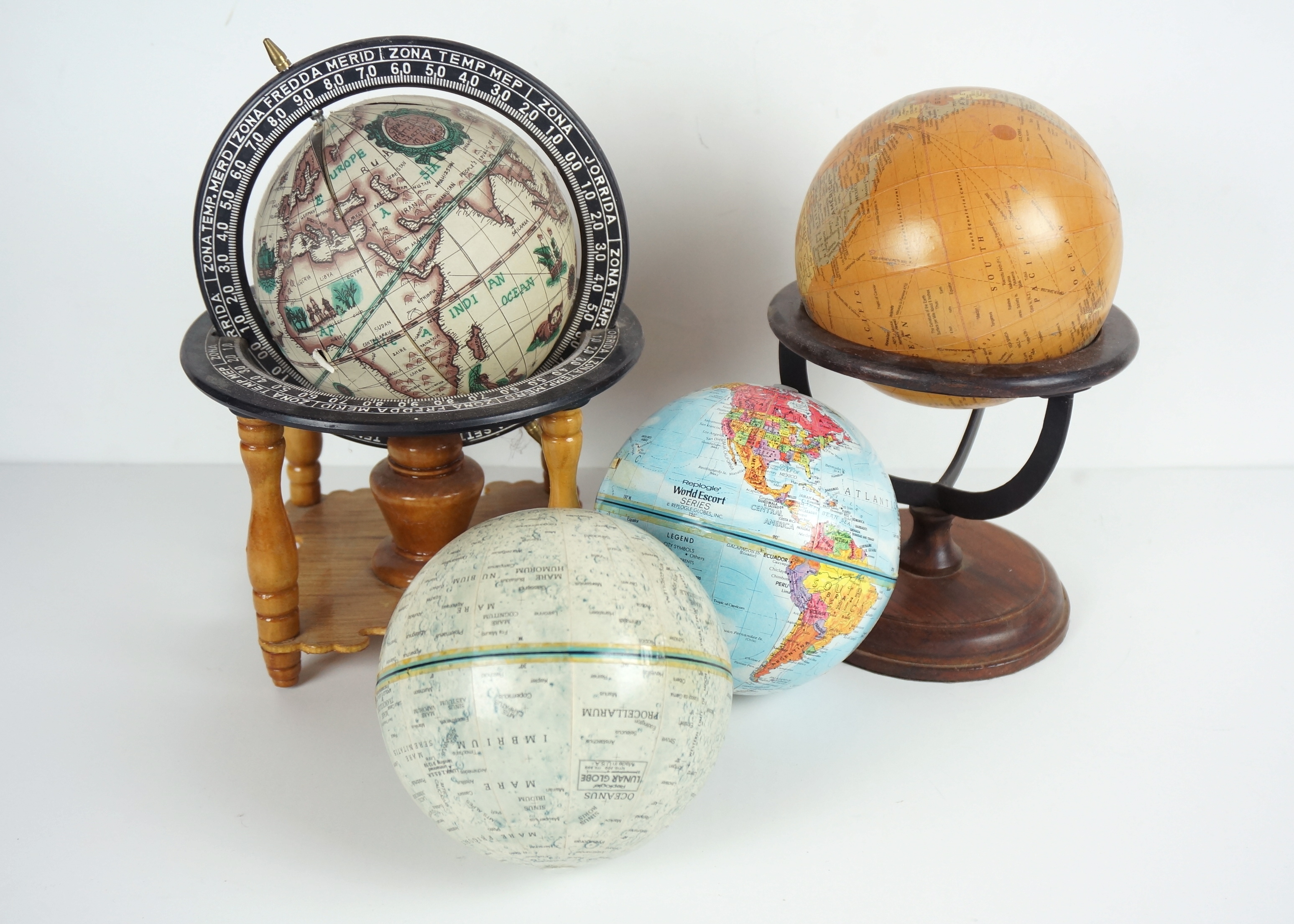 Collection of Small Globes