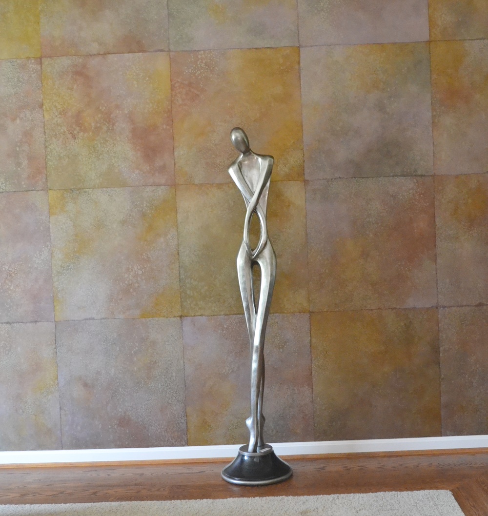 "Essence Of Being II" Modern Male Floor Sculpture By Artmax