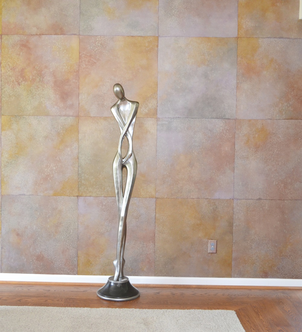 "Essence Of Being II" Modern Male Floor Sculpture By Artmax