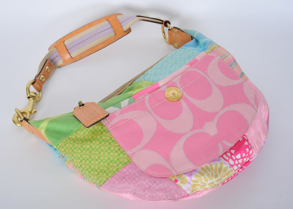 Coach Limited Edition Hamptons Weekend Collection Patchwork Bag