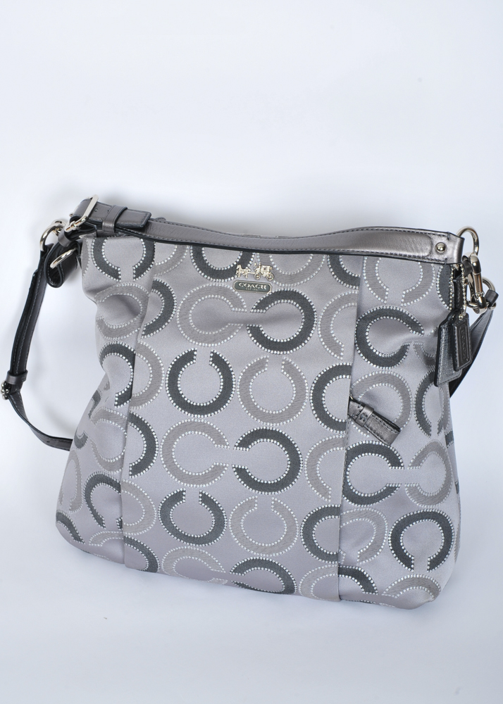 Op Art Signature "C" Coach Bag and Wallet