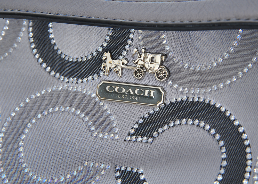 Op Art Signature "C" Coach Bag and Wallet