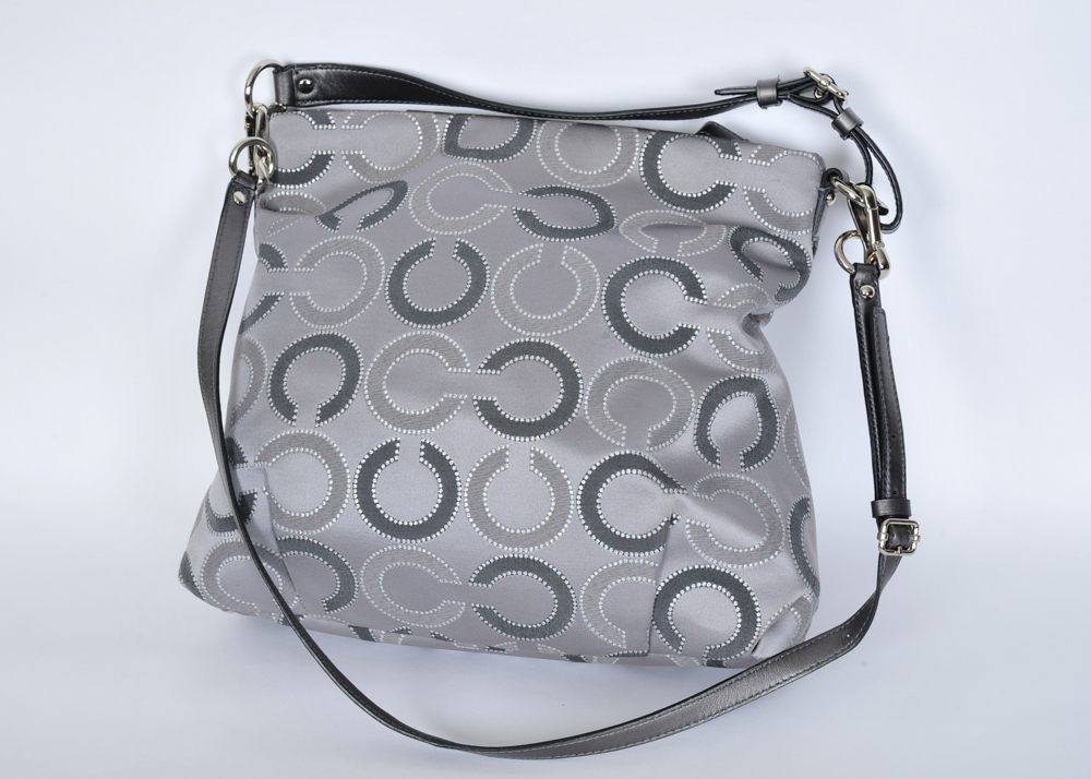 Op Art Signature "C" Coach Bag and Wallet