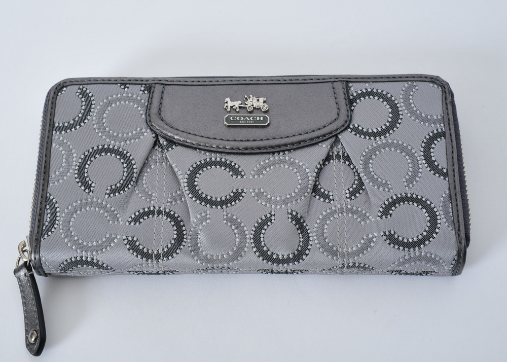 Op Art Signature "C" Coach Bag and Wallet