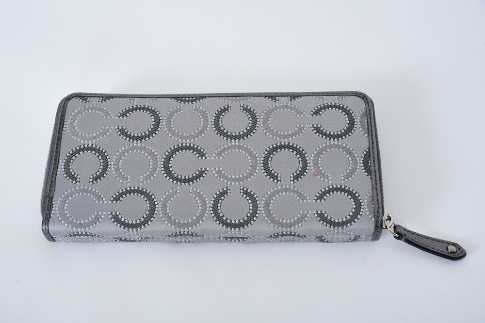 Op Art Signature "C" Coach Bag and Wallet