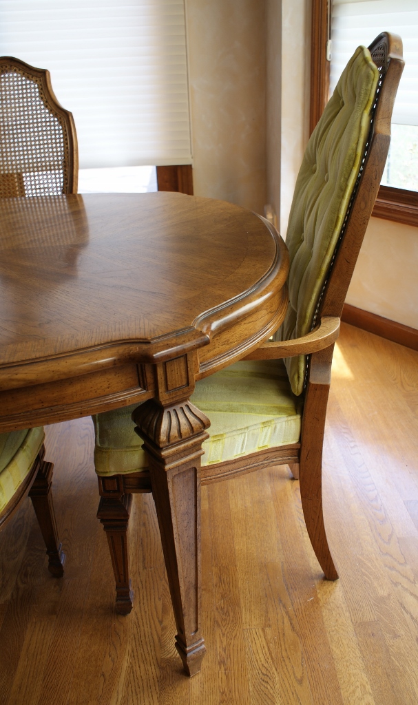 Early 1970's Dining Table And Chairs