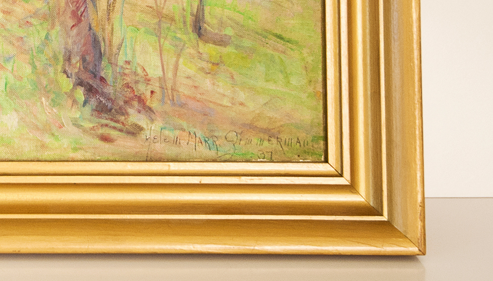 Original Oil Painting by Indiana Artist Helen Marr Zimmerman