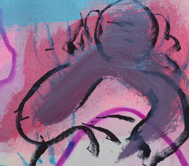 Original Paul Chidlaw Nude Figure Watercolor Painting