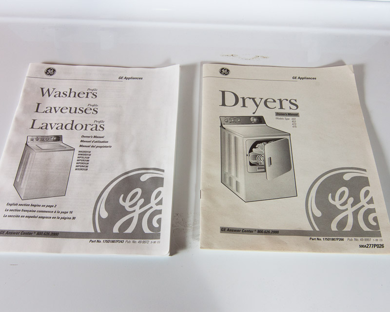 GE Profile Washer and Dryer