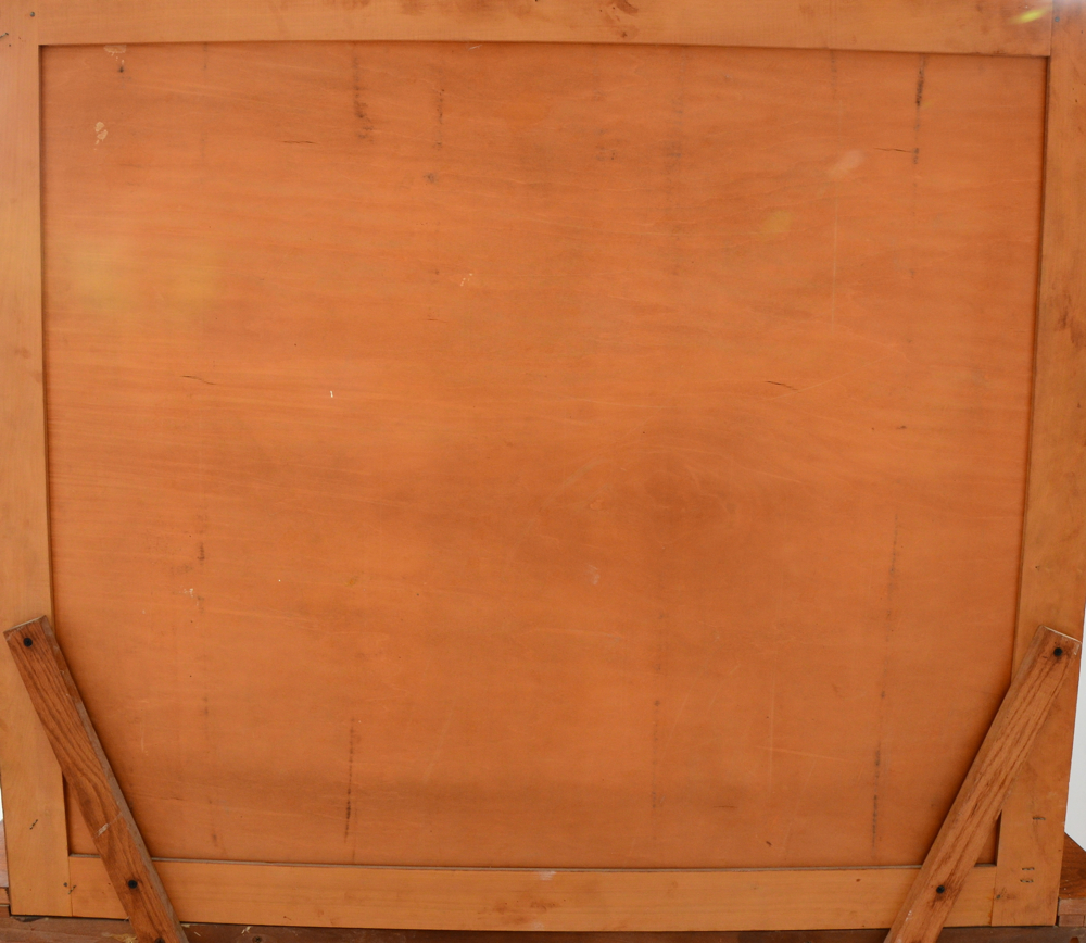 Mid-Century Walnut Vanity with Stool