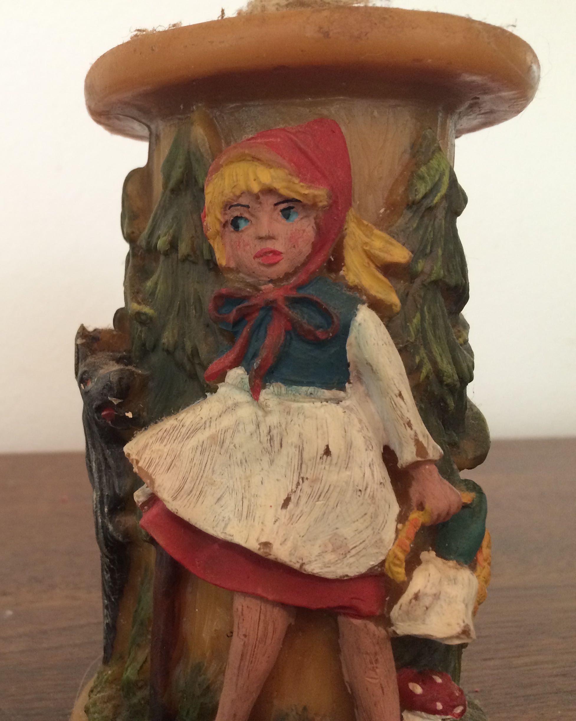 Vintage Handmade German Candle