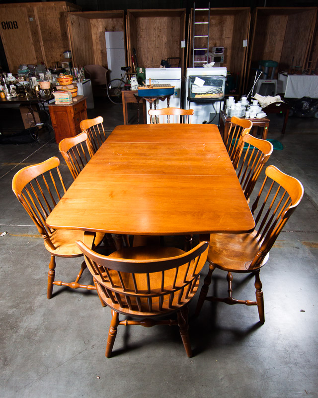 S. Bent and Bros. Maple Dining Room Set