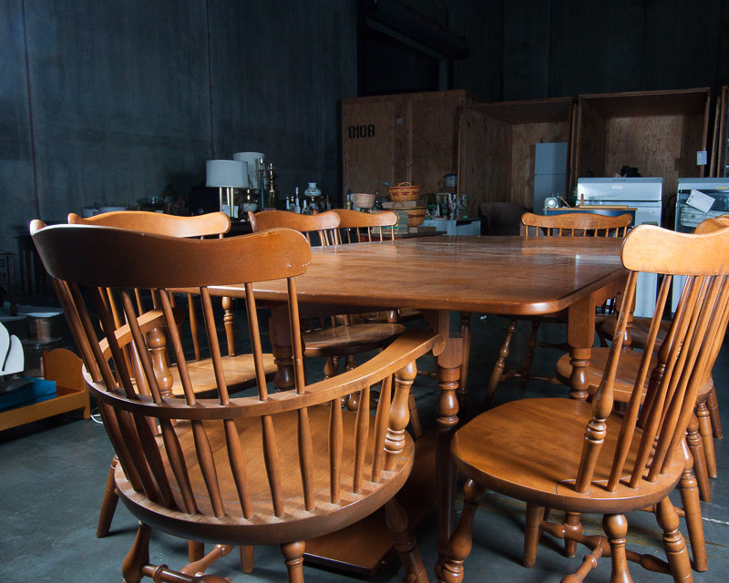 S. Bent and Bros. Maple Dining Room Set