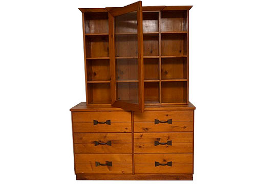 Habitant Knotty Pine Furniture Hutch