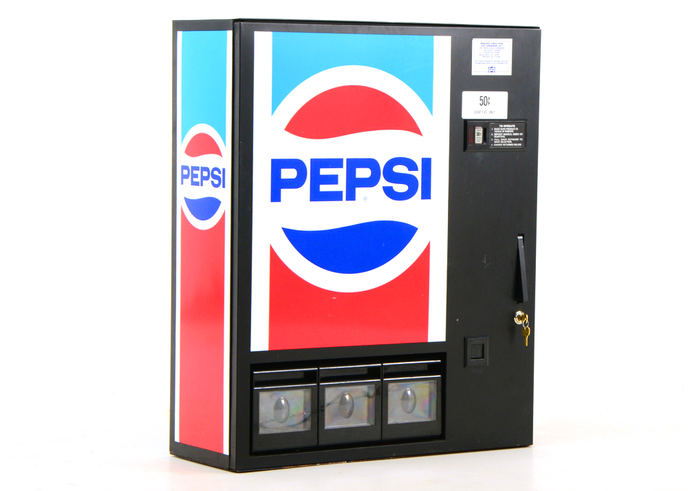 Wall-Mount Pepsi Machine