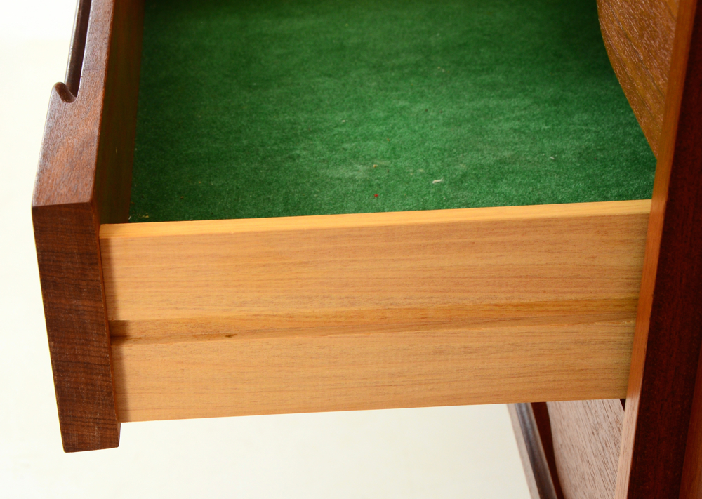 Danish Modern Credenza with Bookshelf
