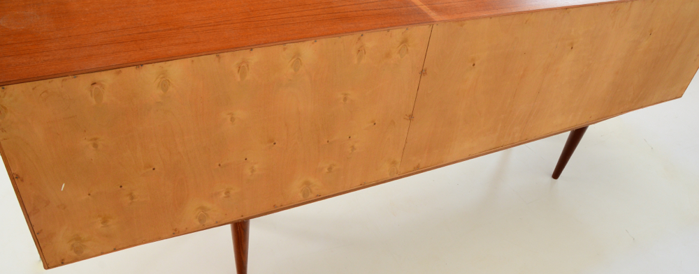 Danish Modern Credenza with Bookshelf