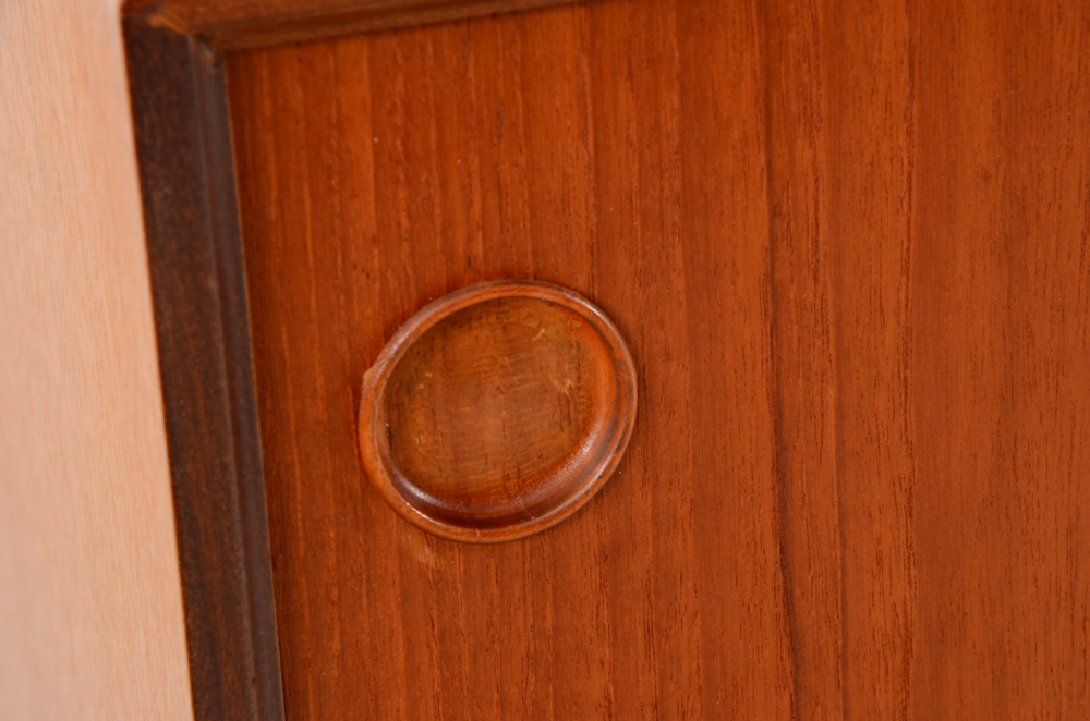 Danish Modern Credenza with Bookshelf