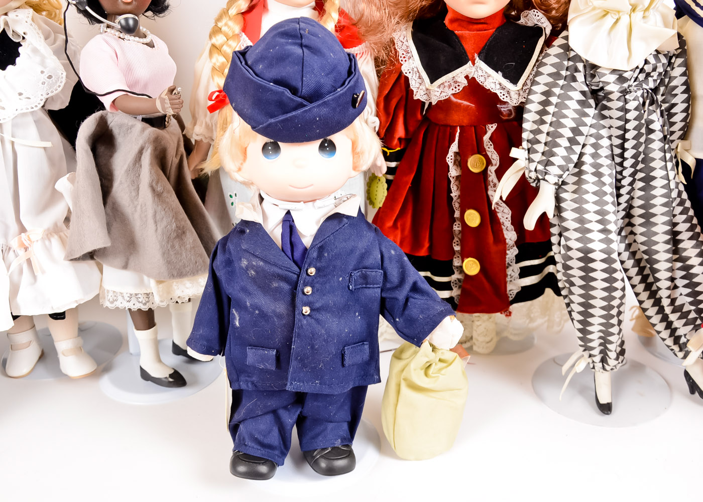 Collection of Dolls, Mostly Porcelain