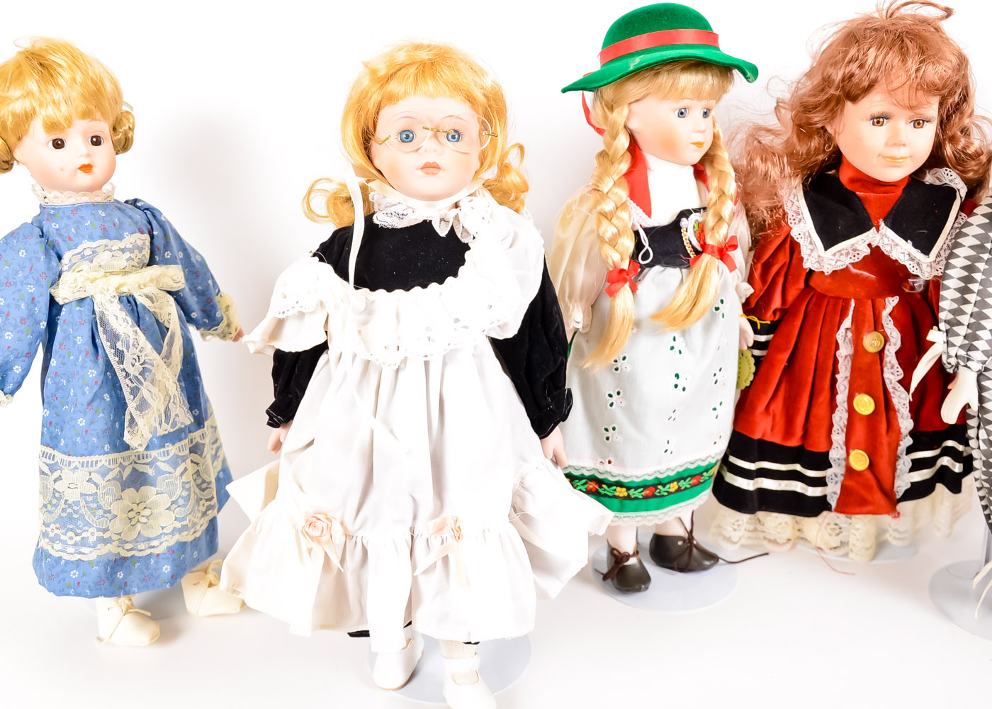Collection of Dolls, Mostly Porcelain