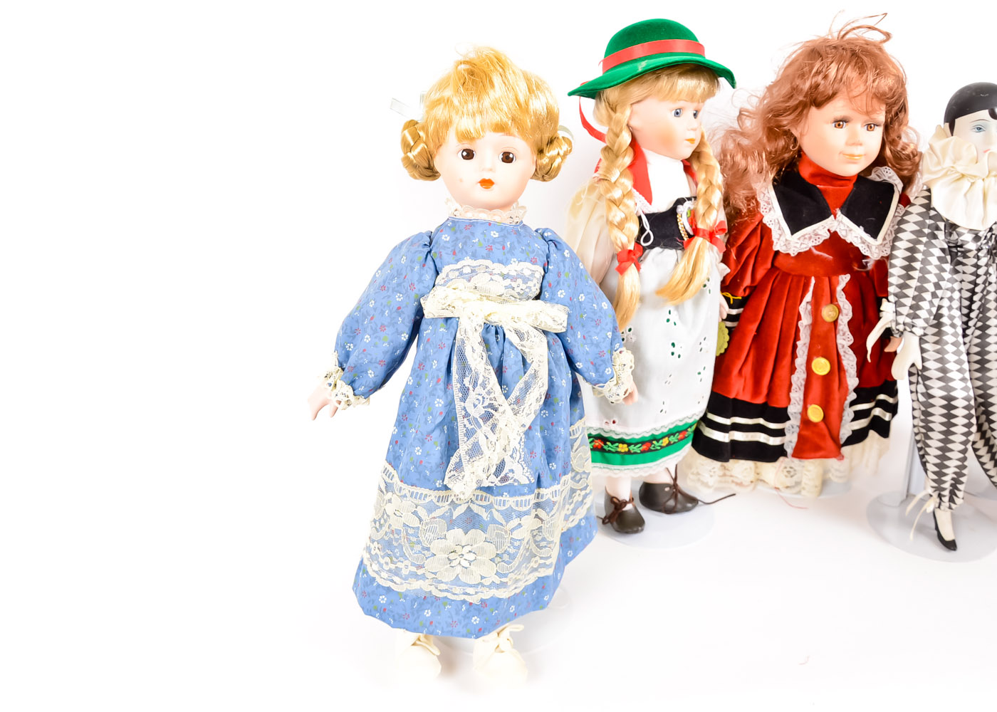 Collection of Dolls, Mostly Porcelain