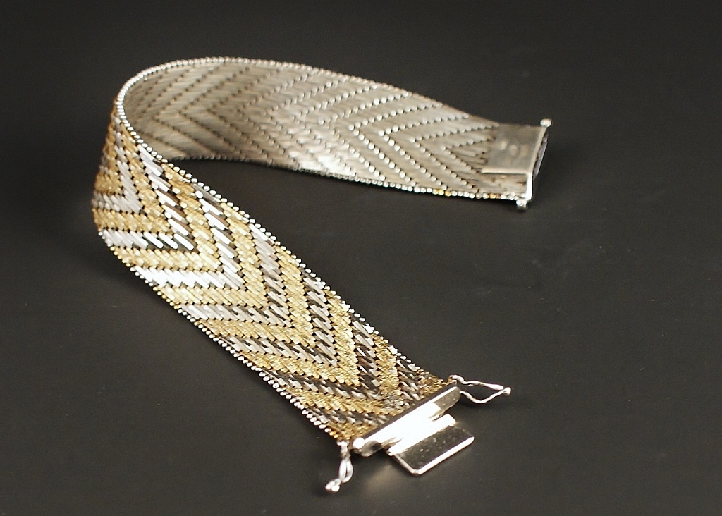 Sterling And Vermeil Bracelet