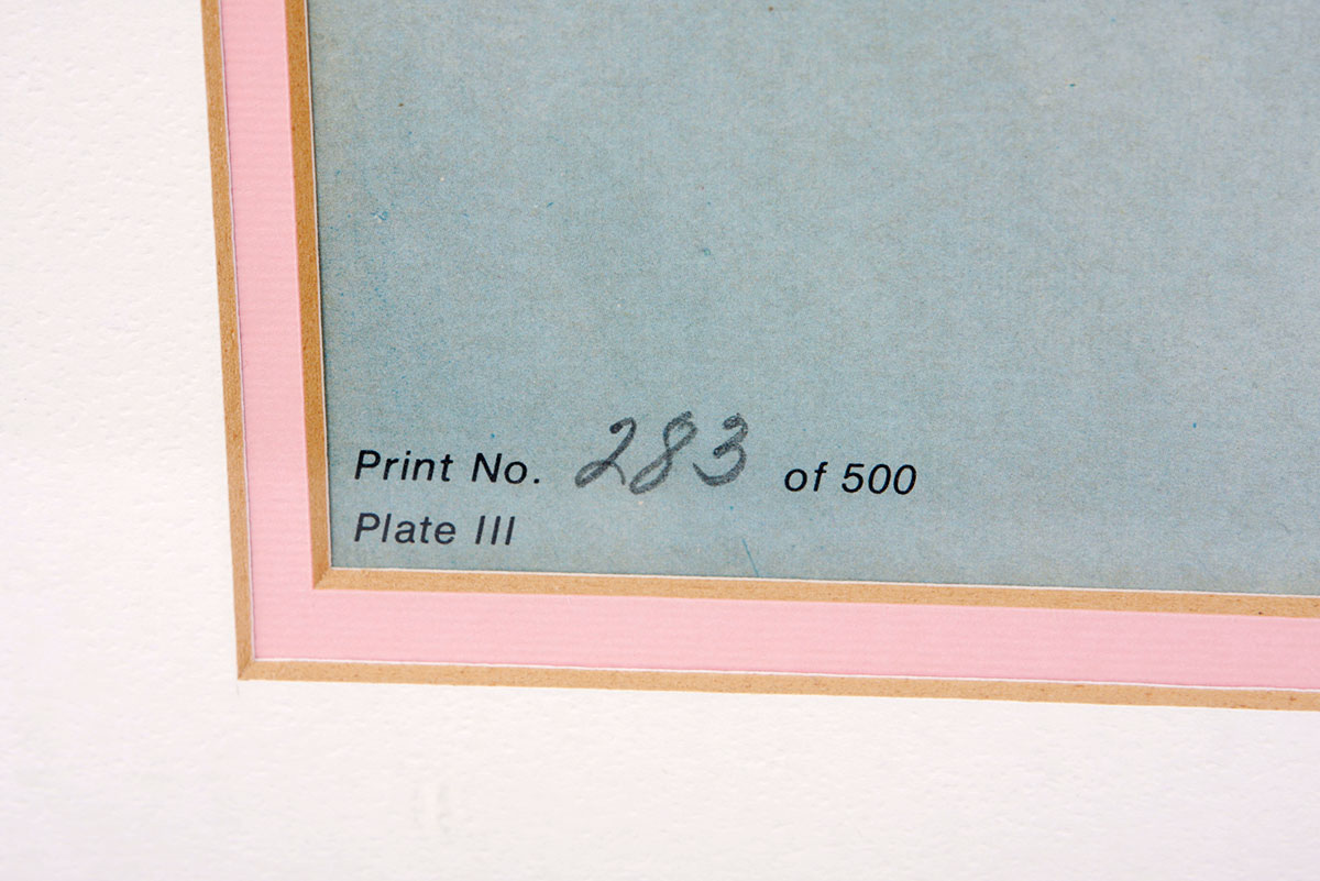 Two Framed James W. Hicks Offset Lithographs