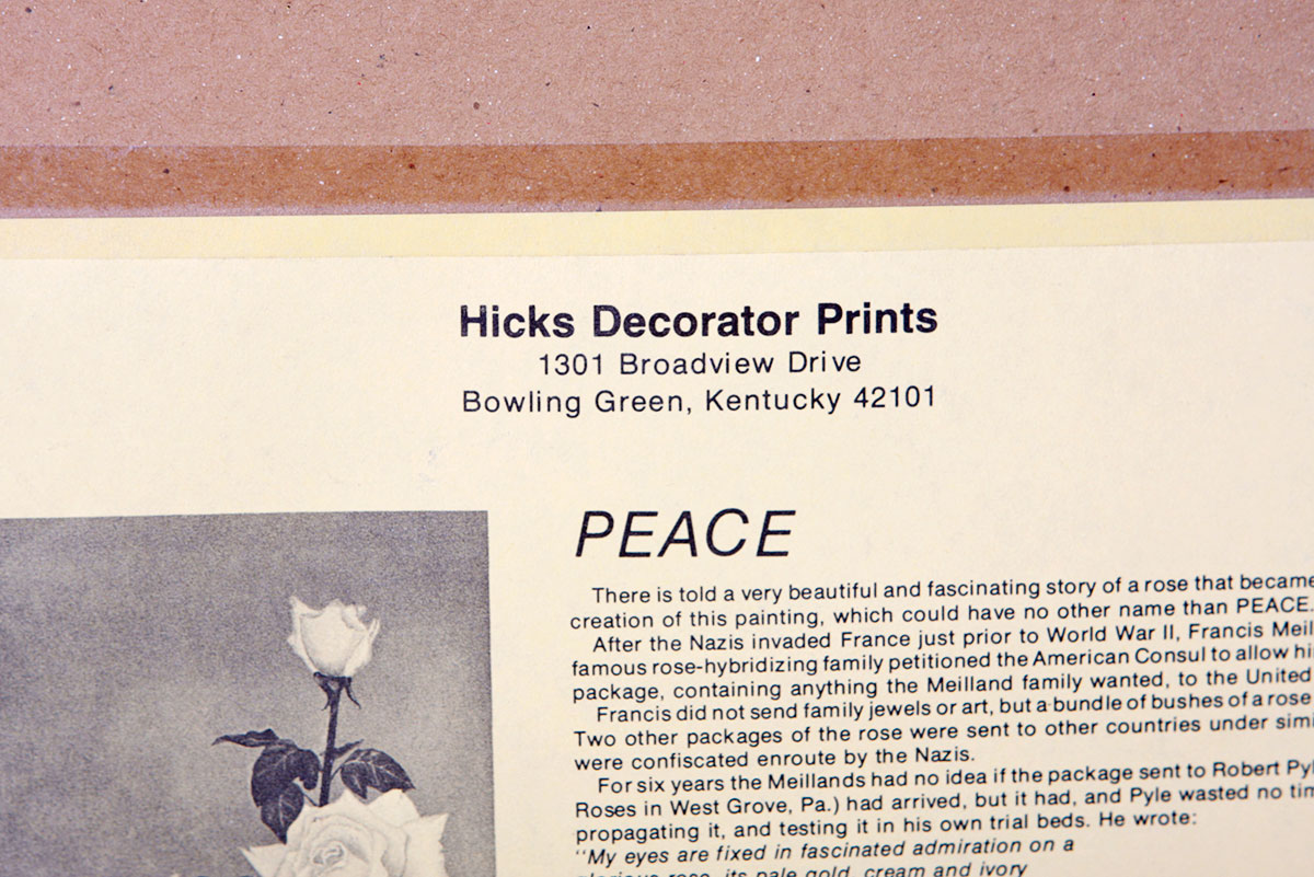 Two Framed James W. Hicks Offset Lithographs