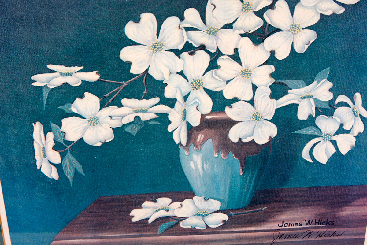 Two Framed James W. Hicks Offset Lithographs