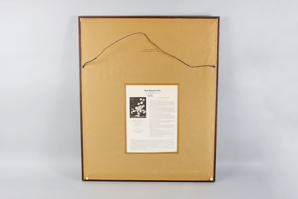 Two Framed James W. Hicks Offset Lithographs