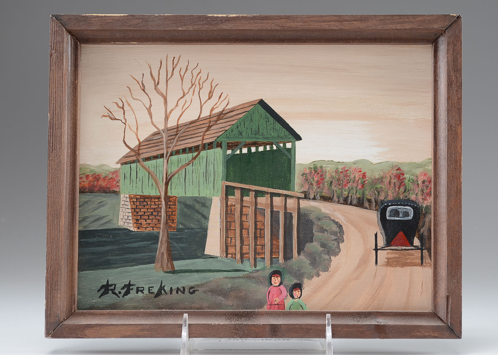 R. Freking Folk Art Painting