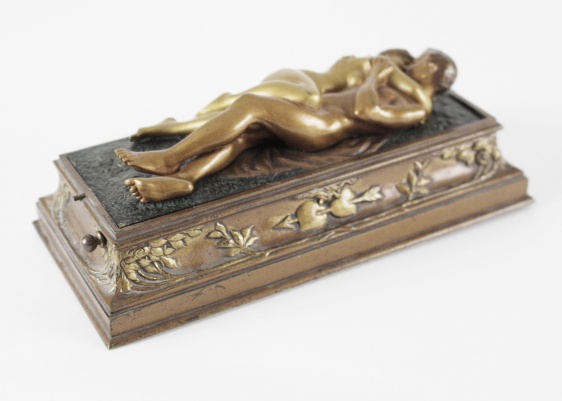 Vienna Bronze Bergman Nam Greb Mechanical Erotic Statue