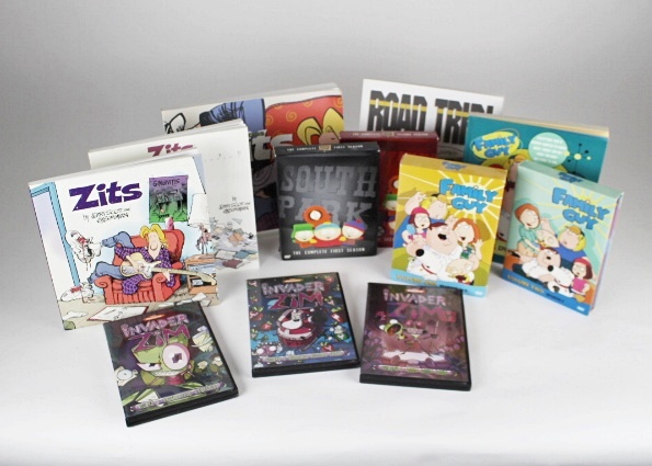 "Family Guy"," South Park", "Zits" and "Invader Zim"