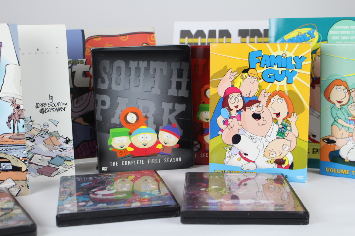"Family Guy"," South Park", "Zits" and "Invader Zim"