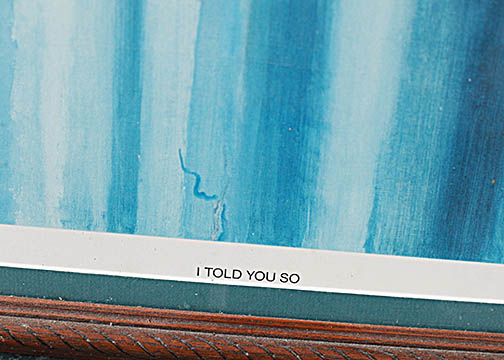 Print of Ed Miracle's "I Told You So" Painting