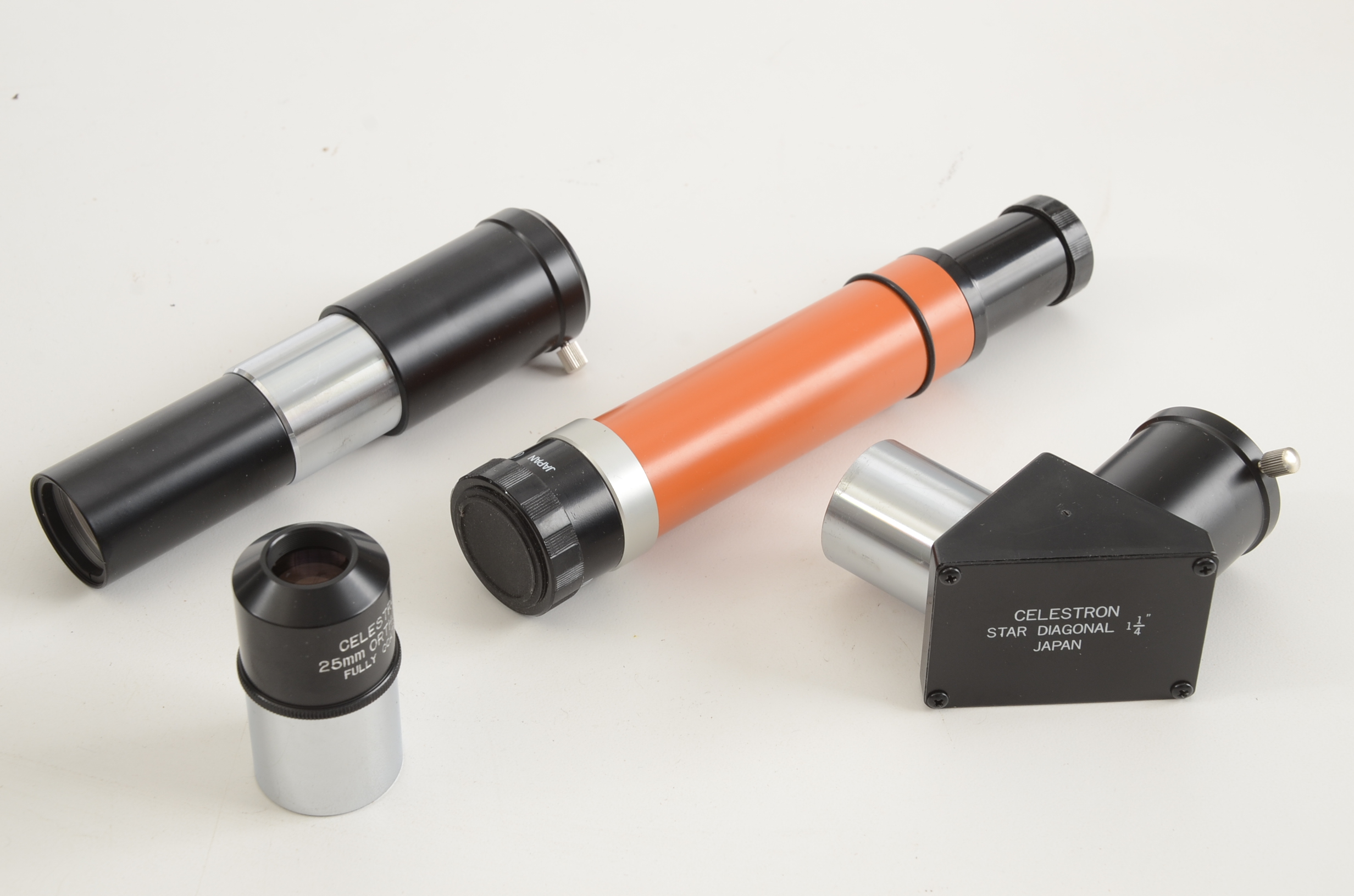 1970s Celestron-8 Orange Tube Telescope