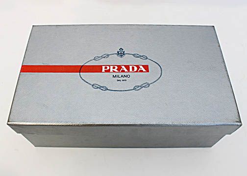 Black Prada Sandals Ladies Size 7