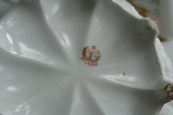 Trio of Hand Painted Tea Pots