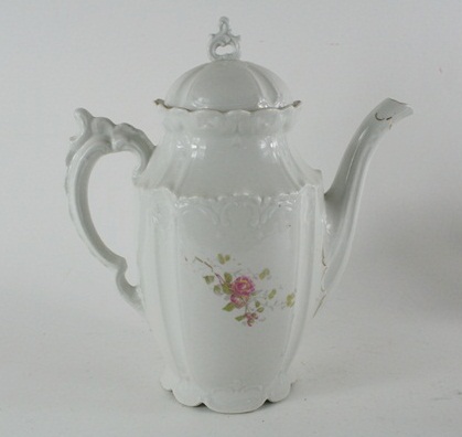 Trio of Hand Painted Tea Pots